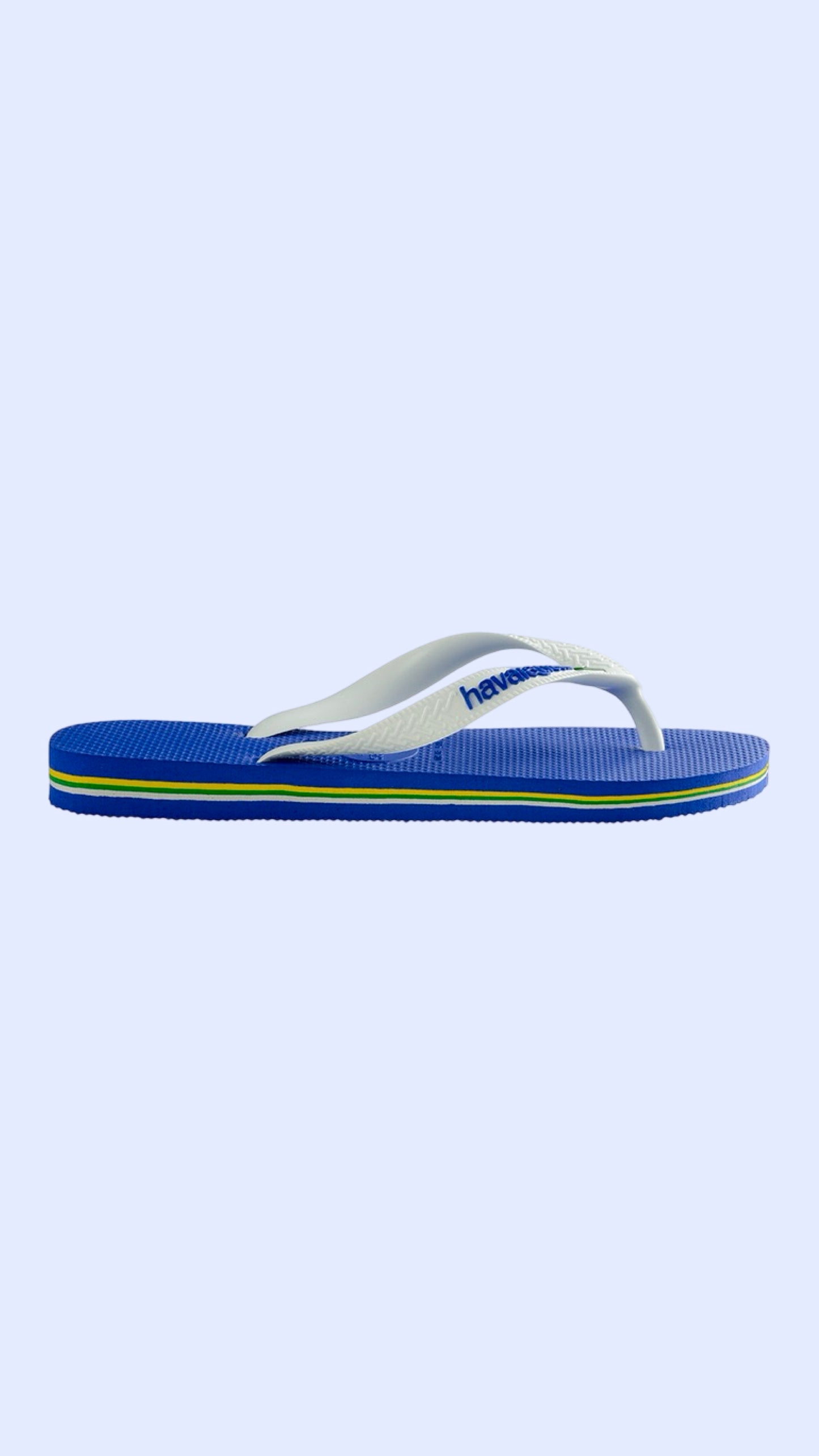 HAVAIANAS BLUE BRAZIL LOGO FLIP FLOPS