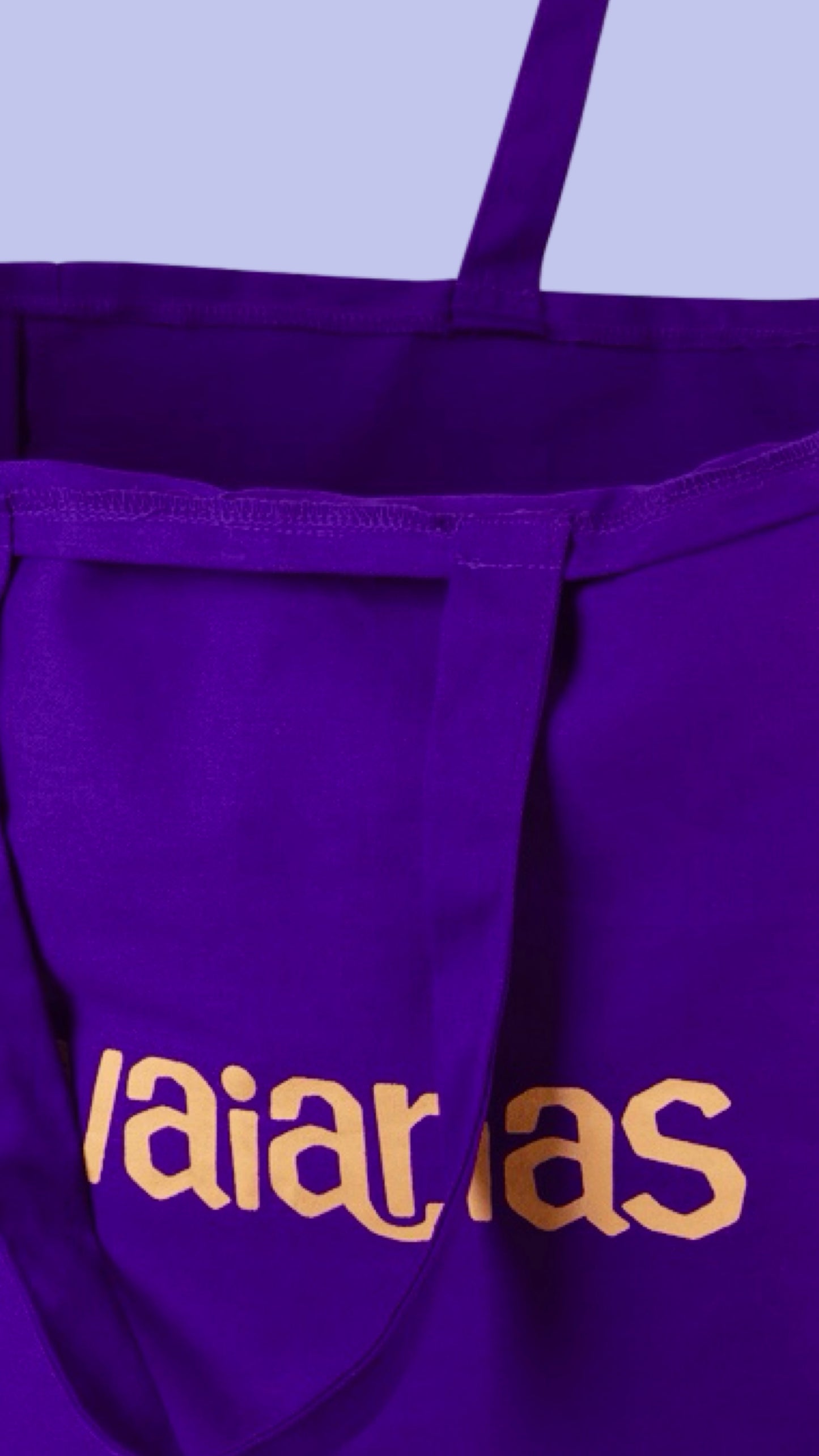 HAVAIANAS PURPLE BEACH TOTE BAG