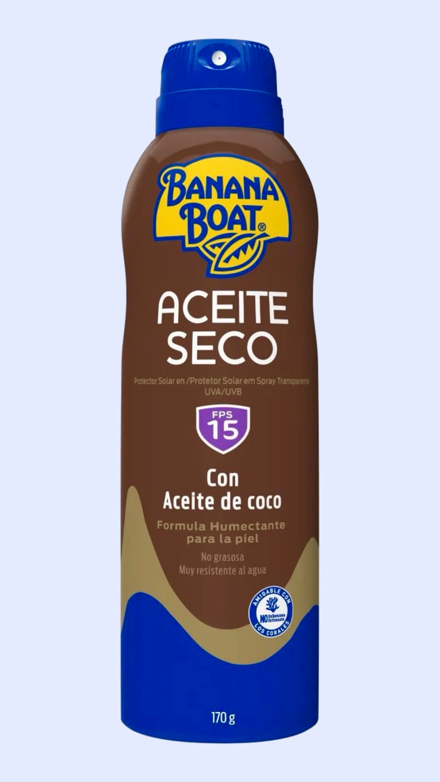 BANANA BOAT ACEITE SECO PROTECTOR SOLAR FPS 15 170G