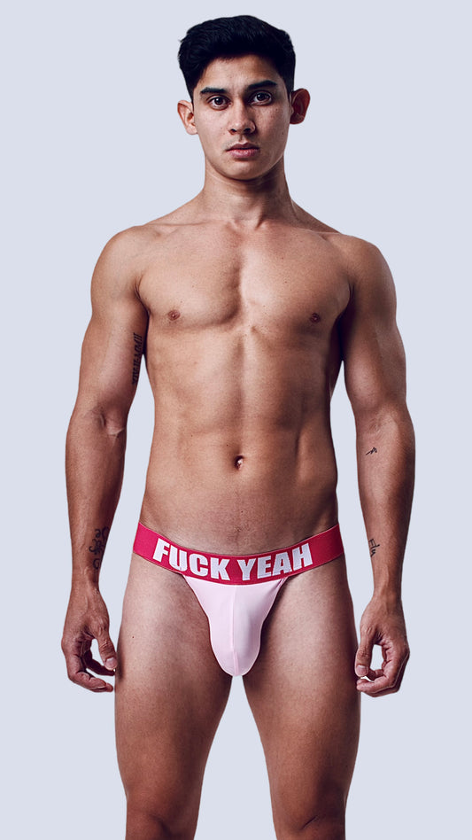 PINK MICROFIBER JOCKSTRAP