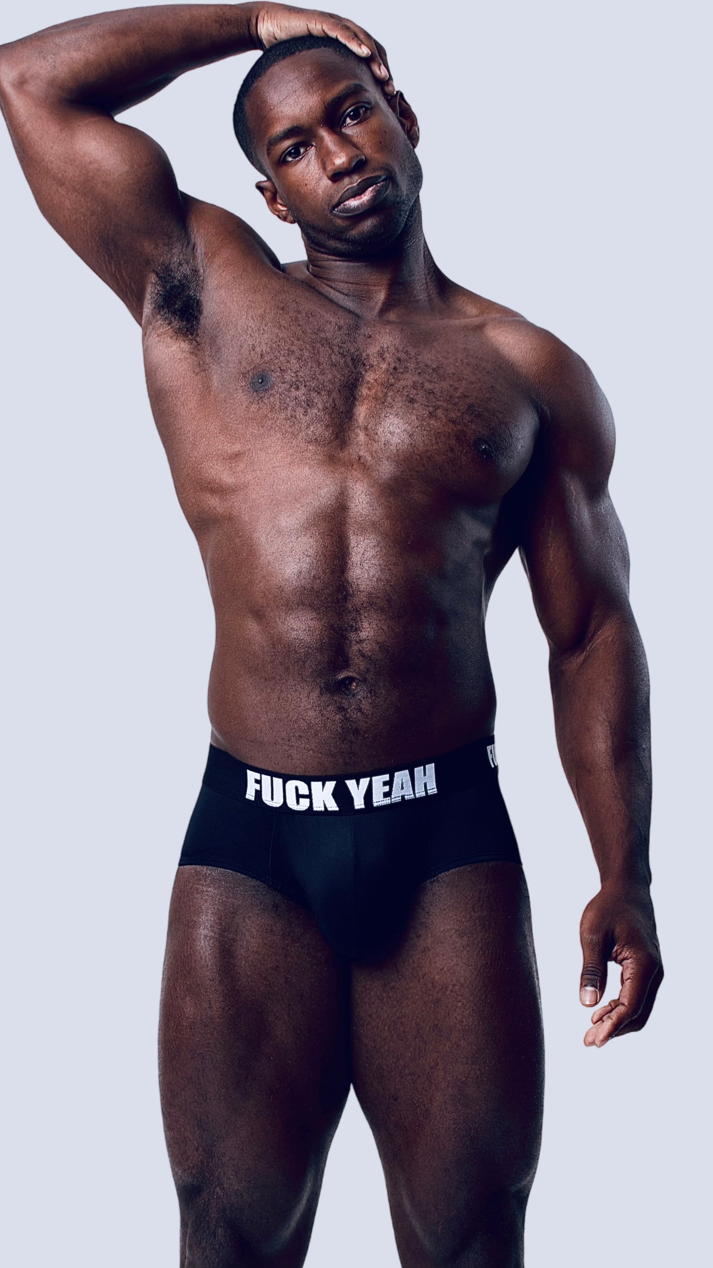 BLACK MICROFIBER BRIEF