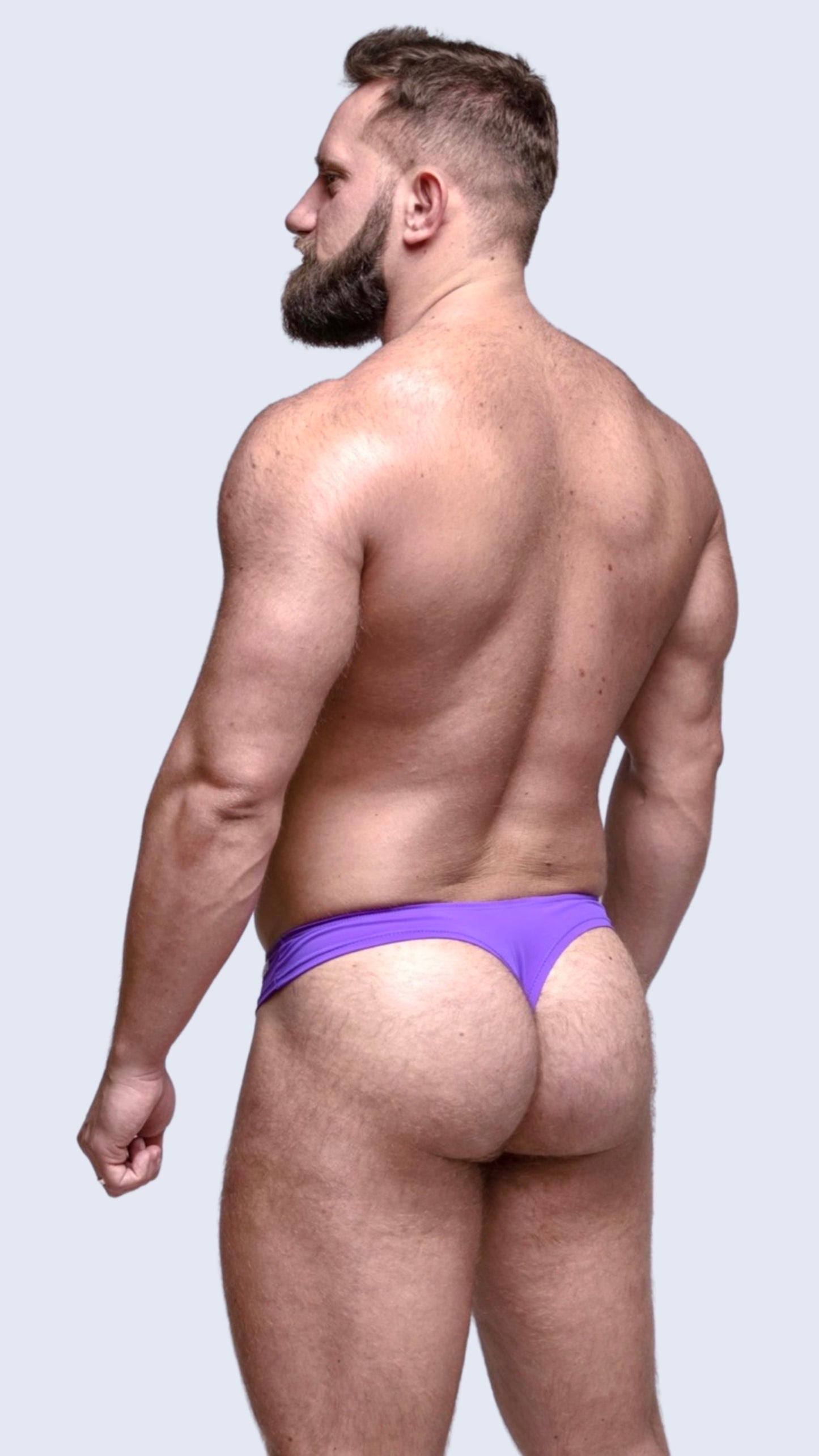 DARK ORCHID CHEEKY THONG