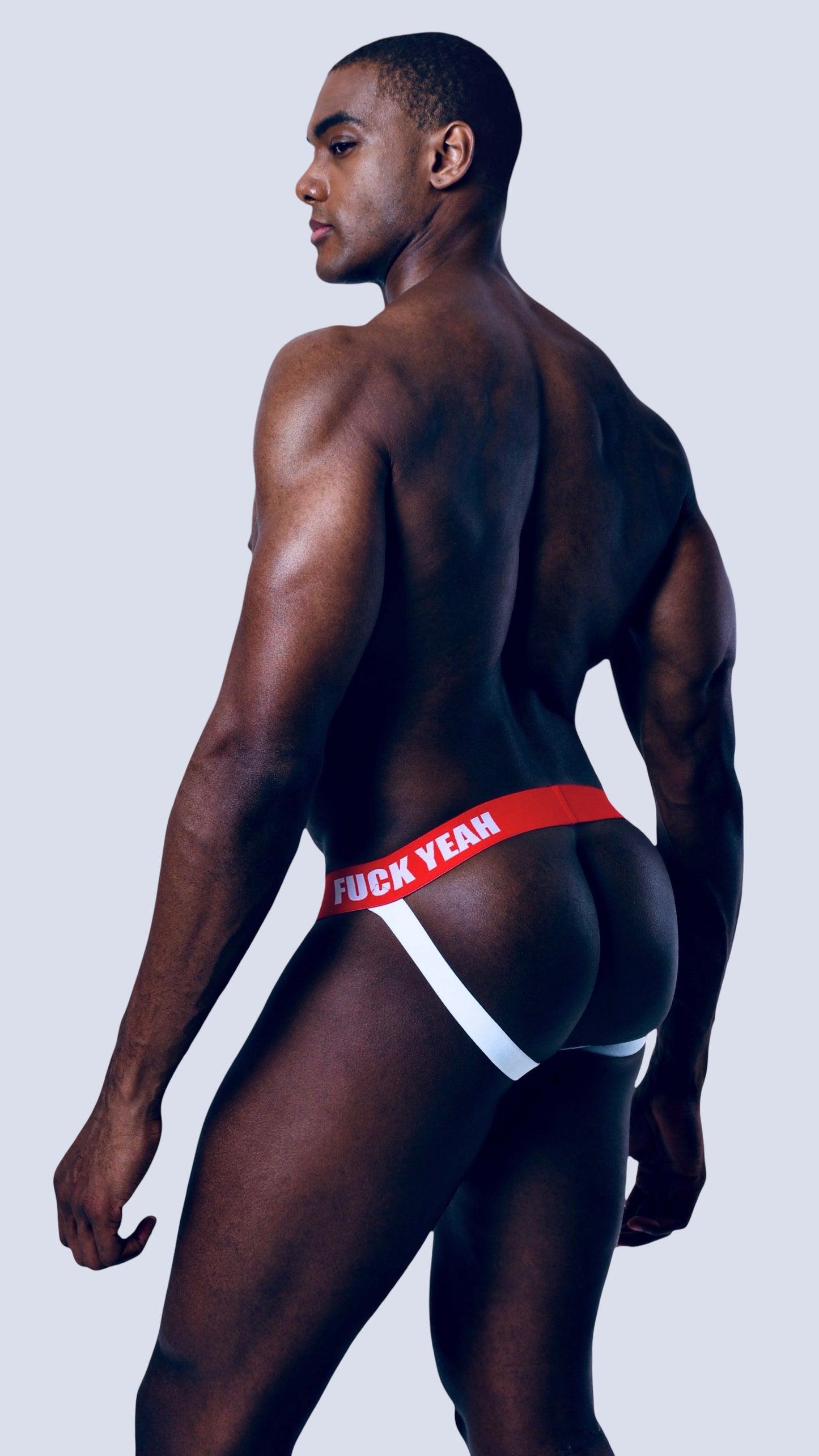 RED MICROFIBER JOCKSTRAP