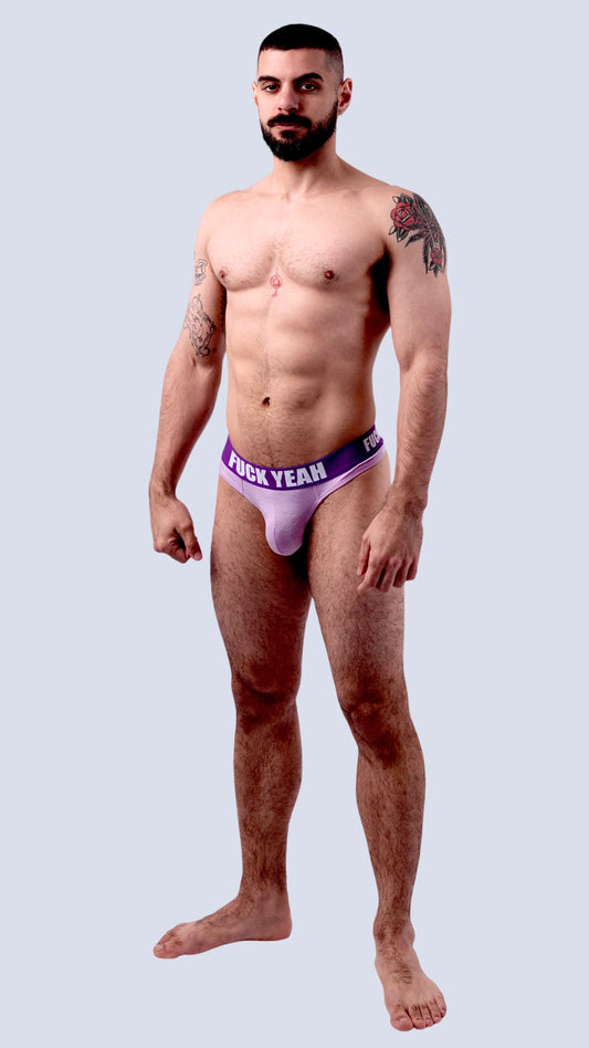 LAVENDER WAISTBAND THONG