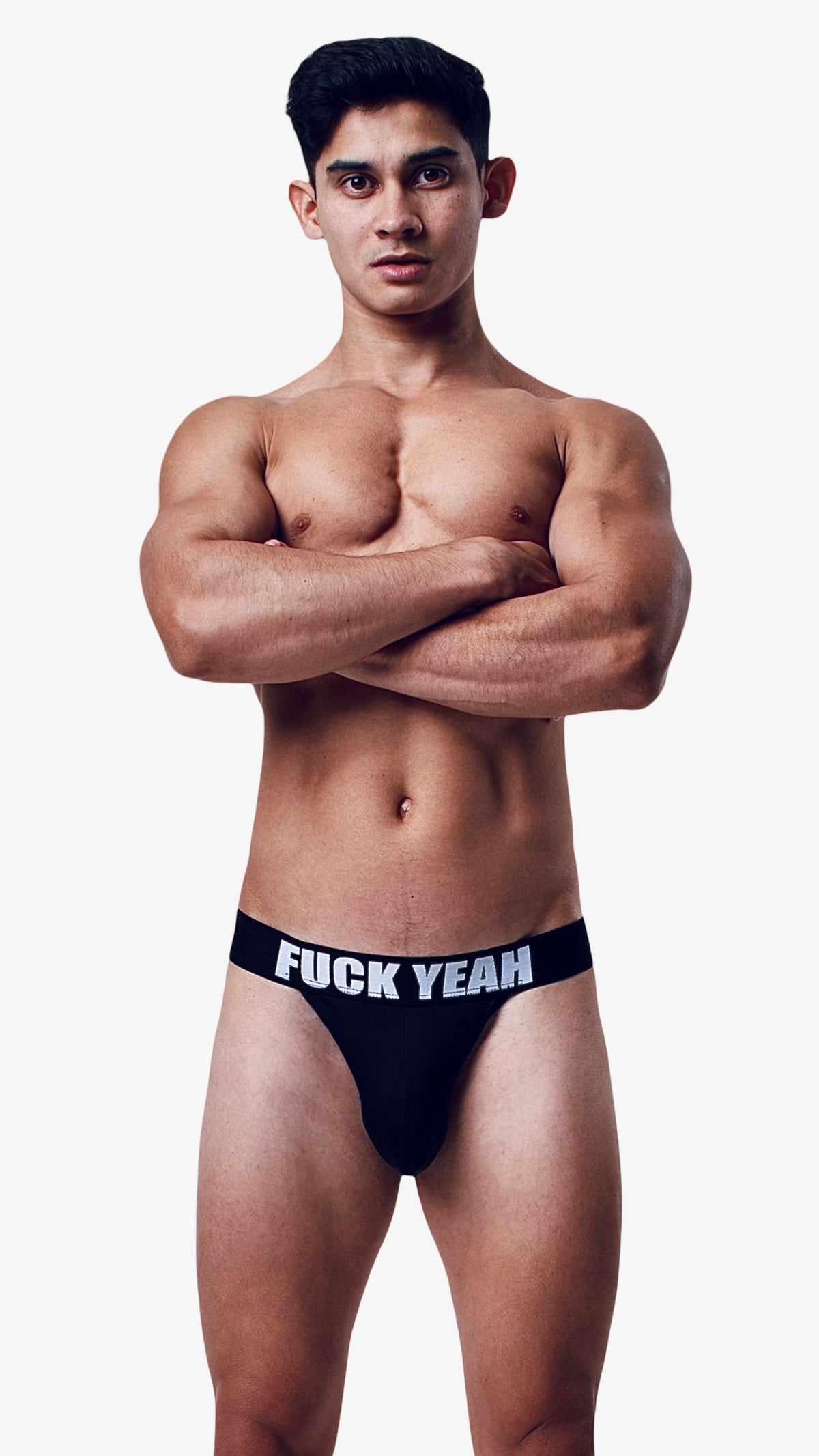 BLACK MICROFIBER JOCKSTRAP