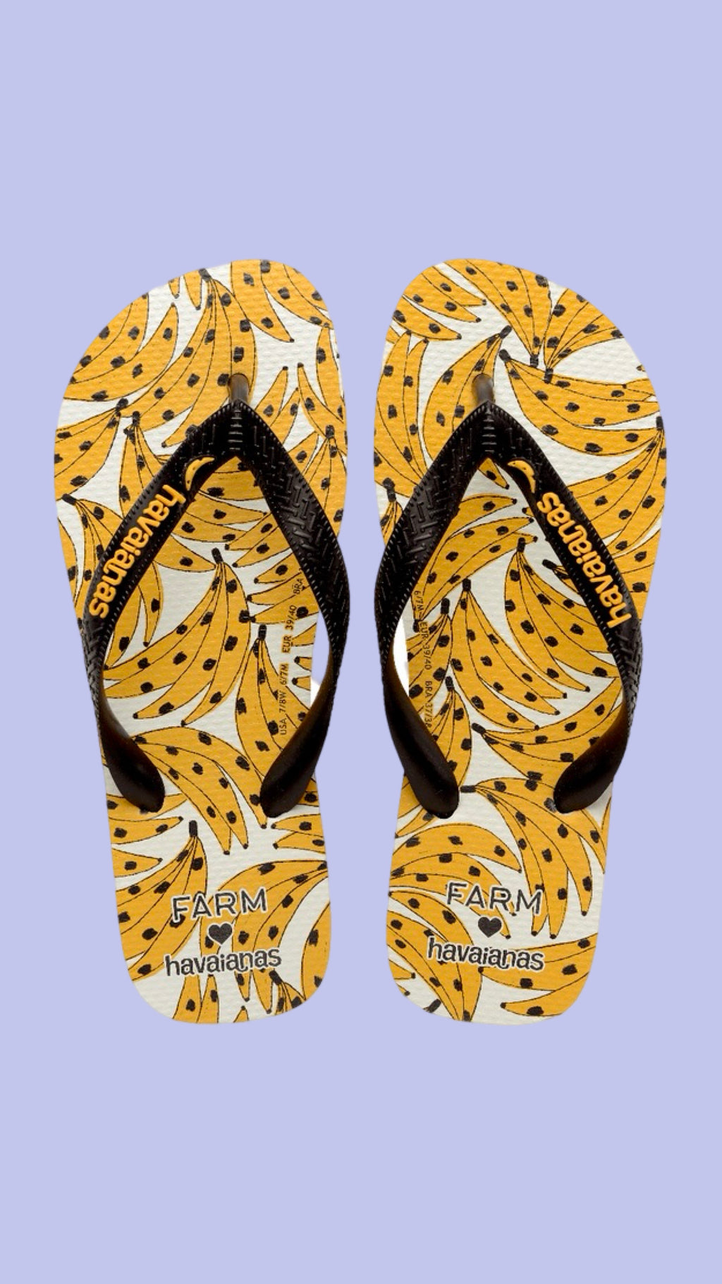 HAVAIANAS FARM RIO BANANAS TOP FLIP FLOPS