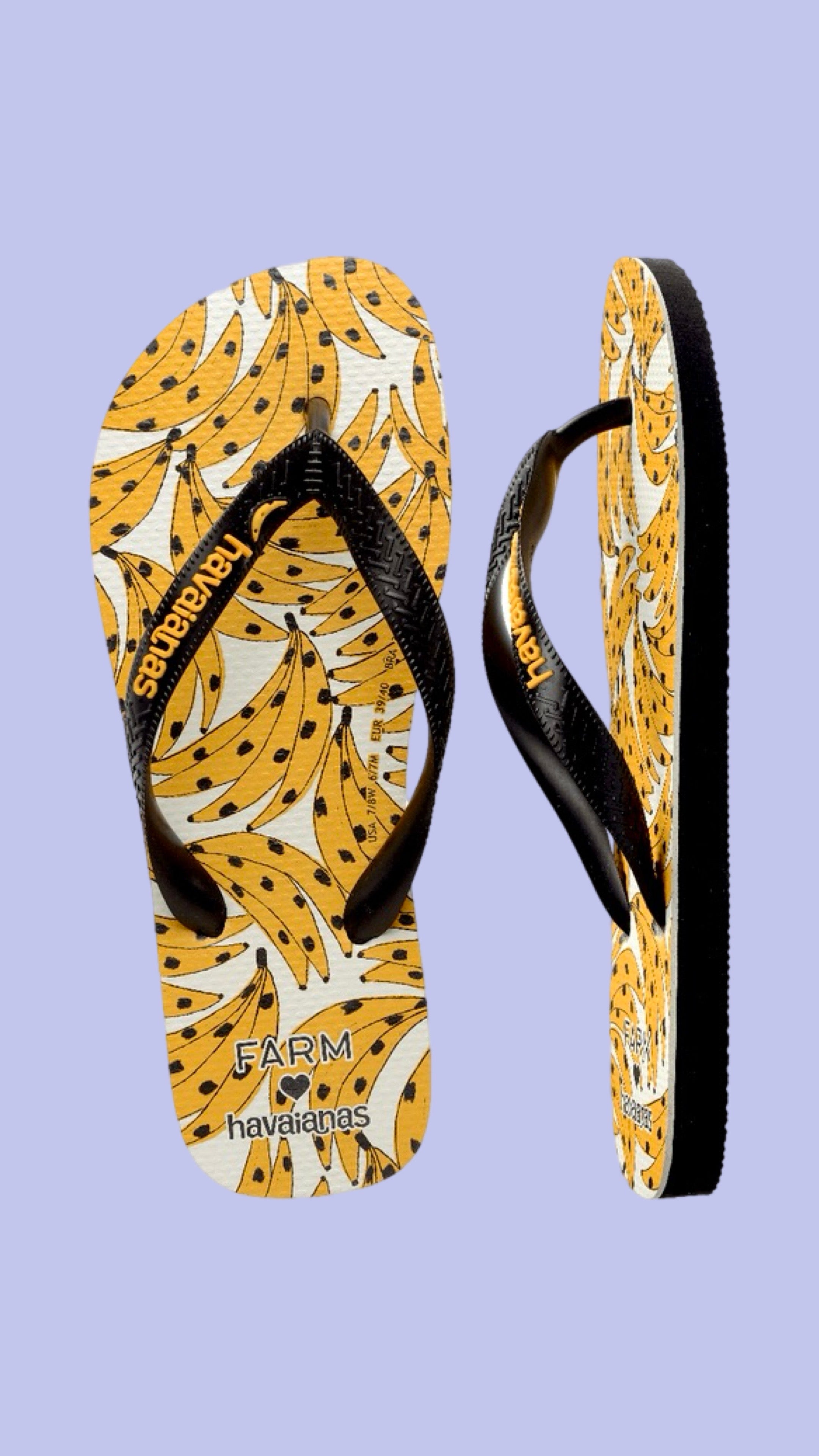 HAVAIANAS FARM RIO BANANAS TOP FLIP FLOPS