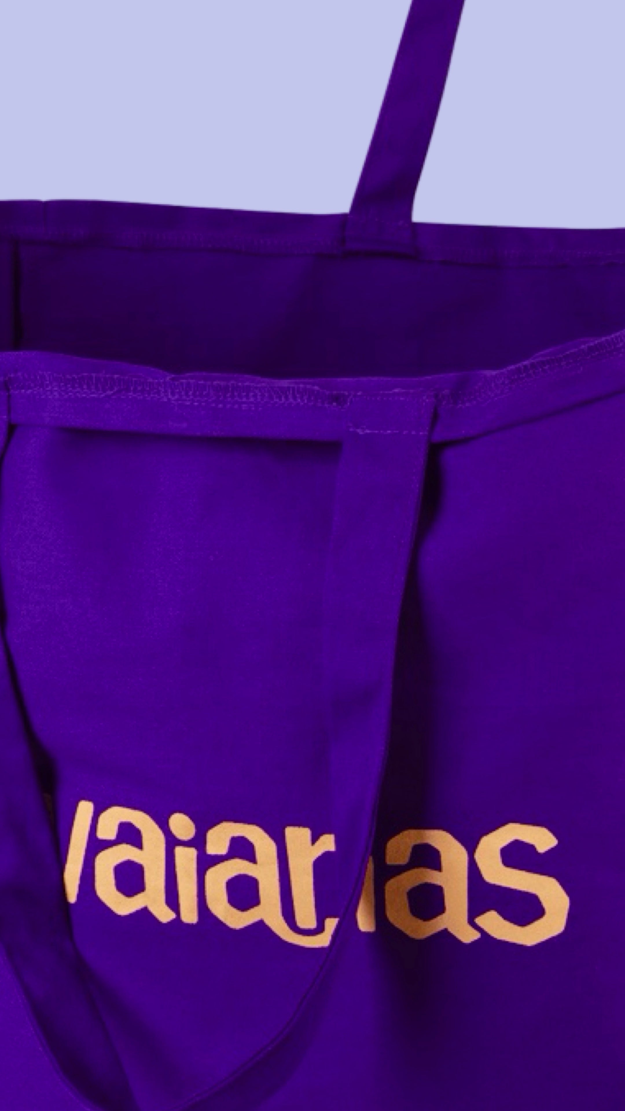 HAVAIANAS PURPLE BEACH TOTE BAG