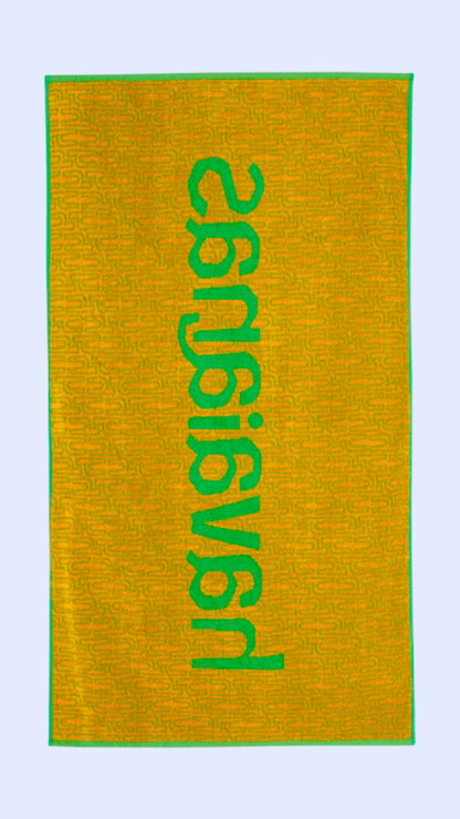 HAVAIANAS GREEN BEACH TOWEL