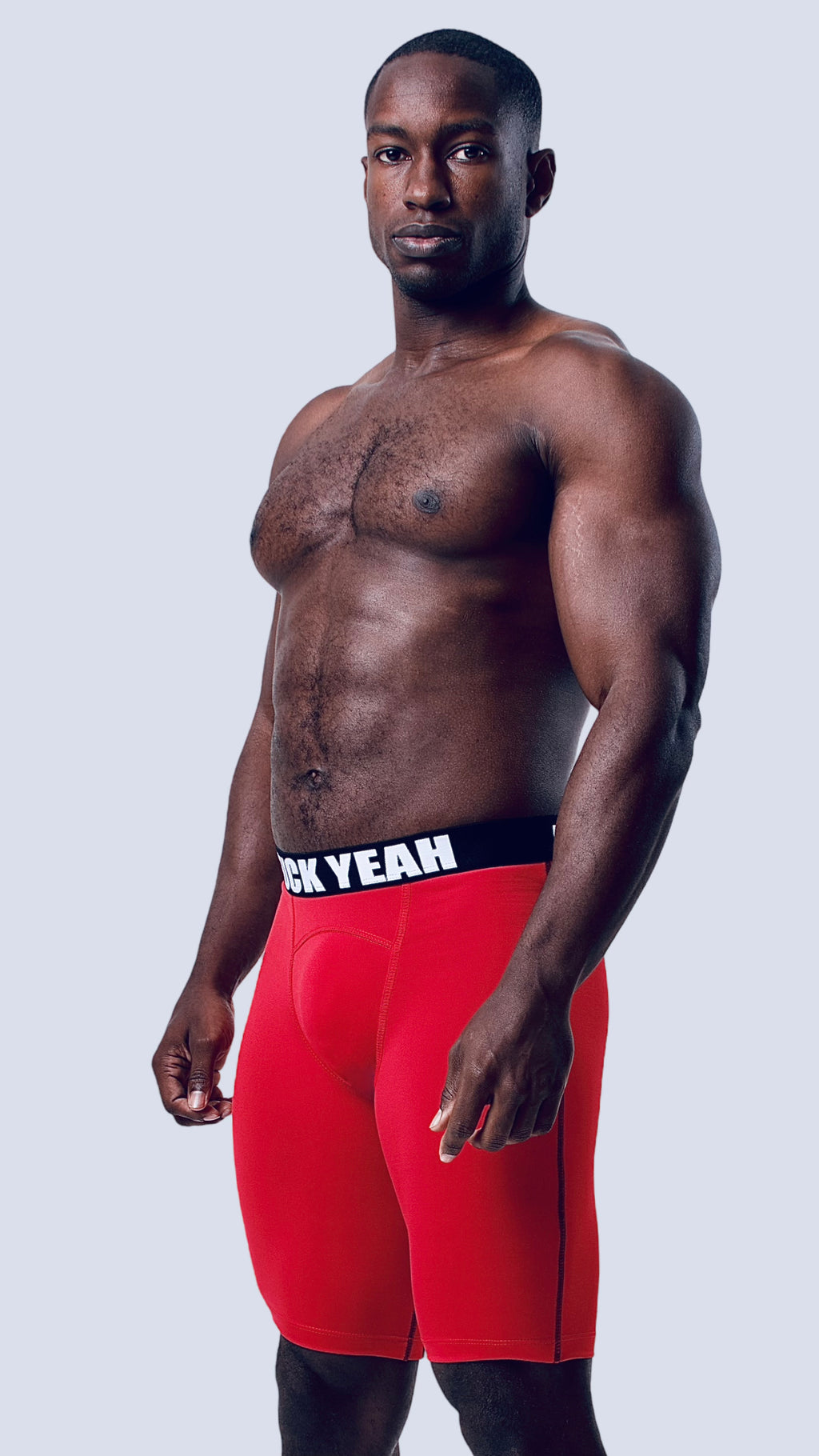 RED BIKER SHORT