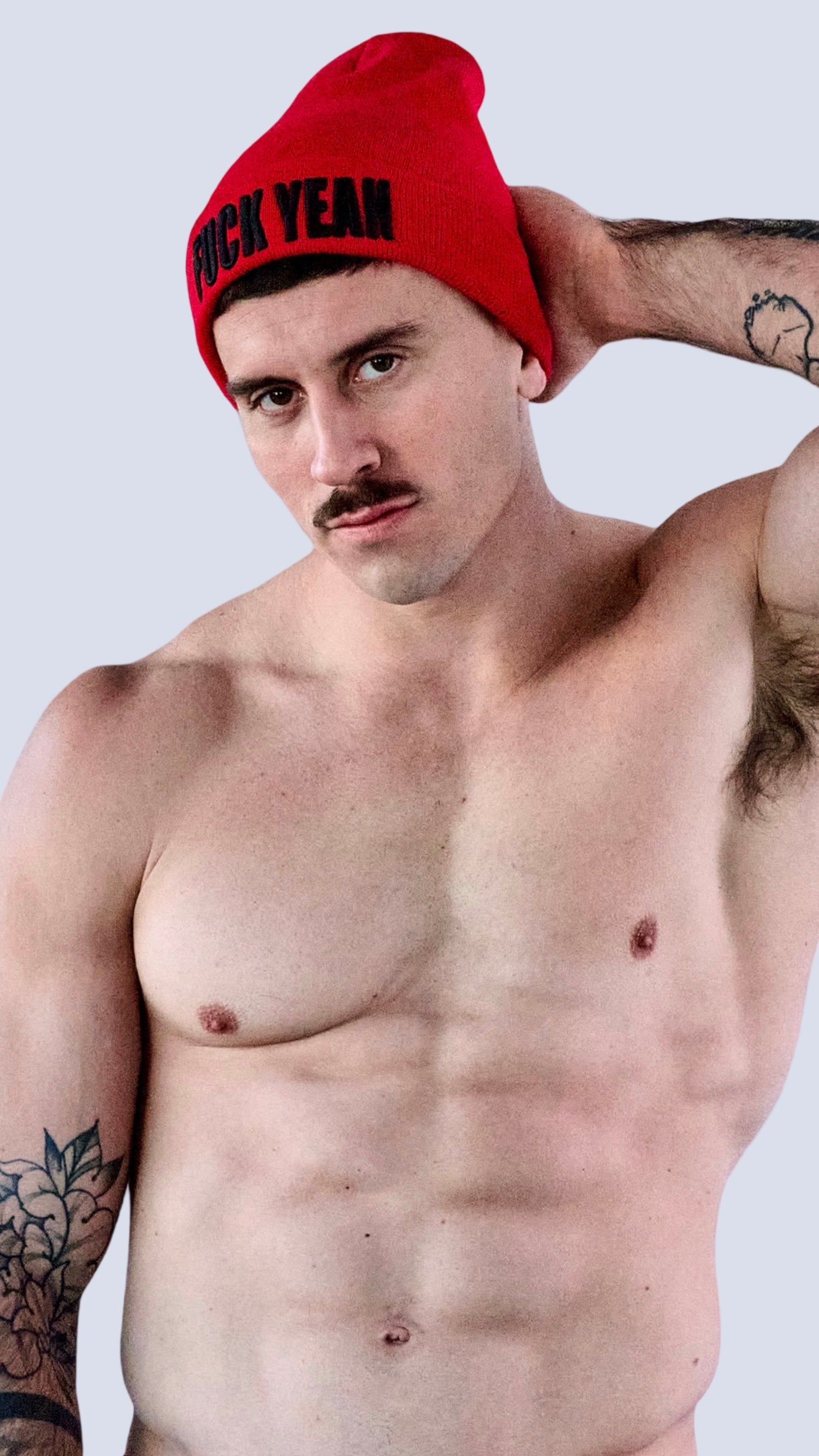 RED BEANIE
