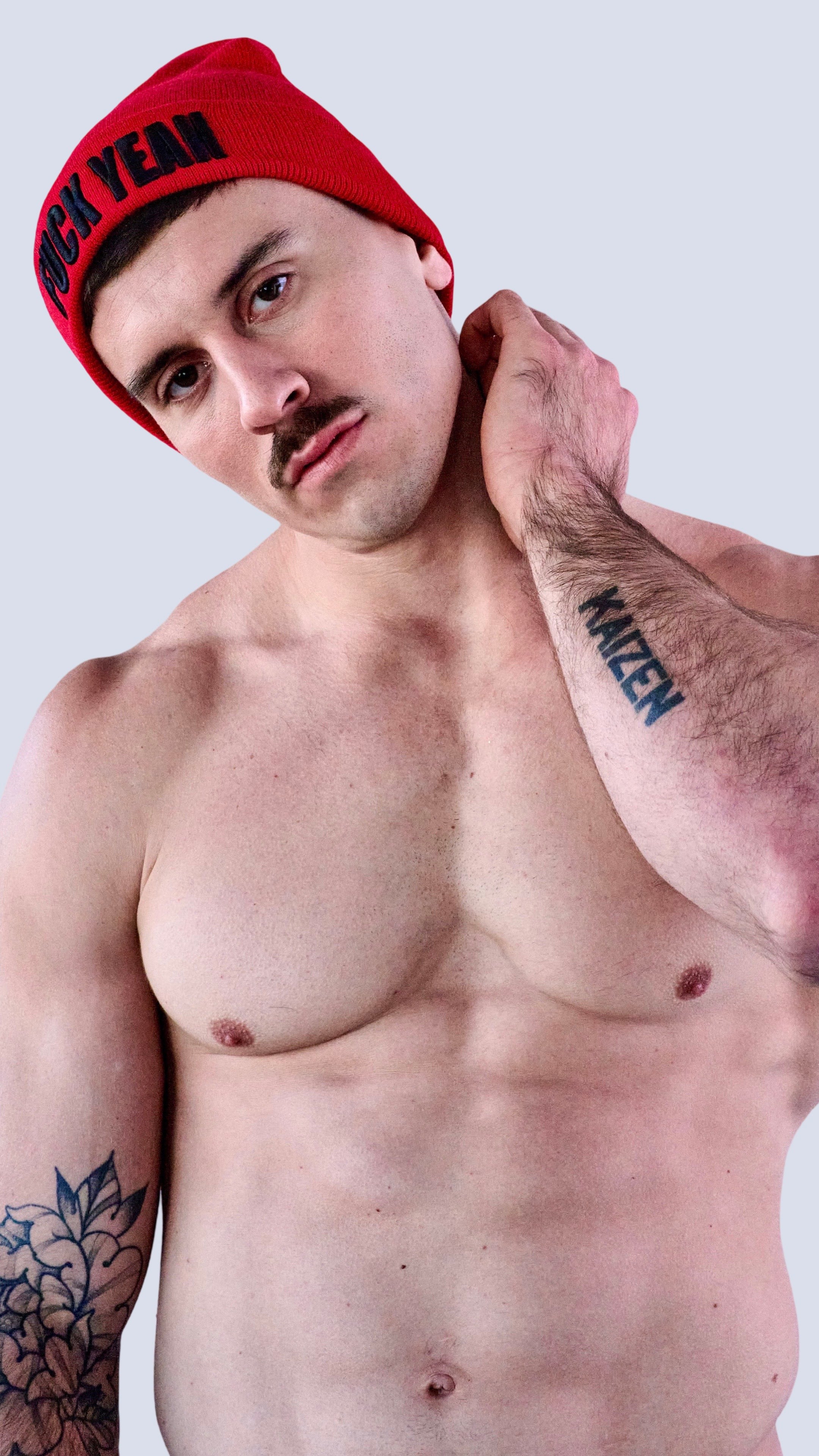RED BEANIE