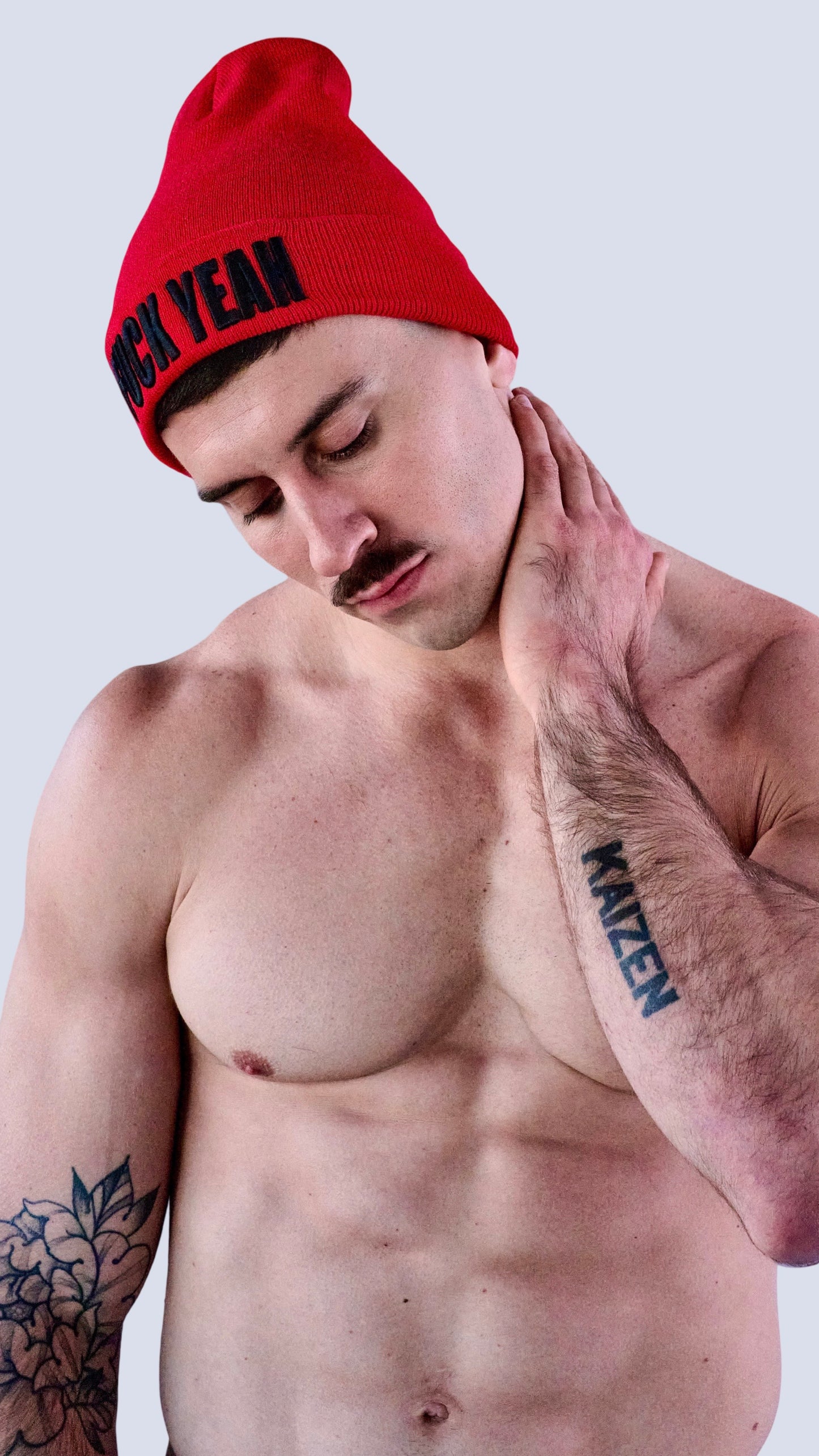 RED BEANIE