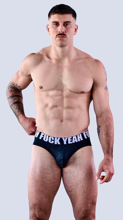 ALL BLACK PUSH UP BRIEF