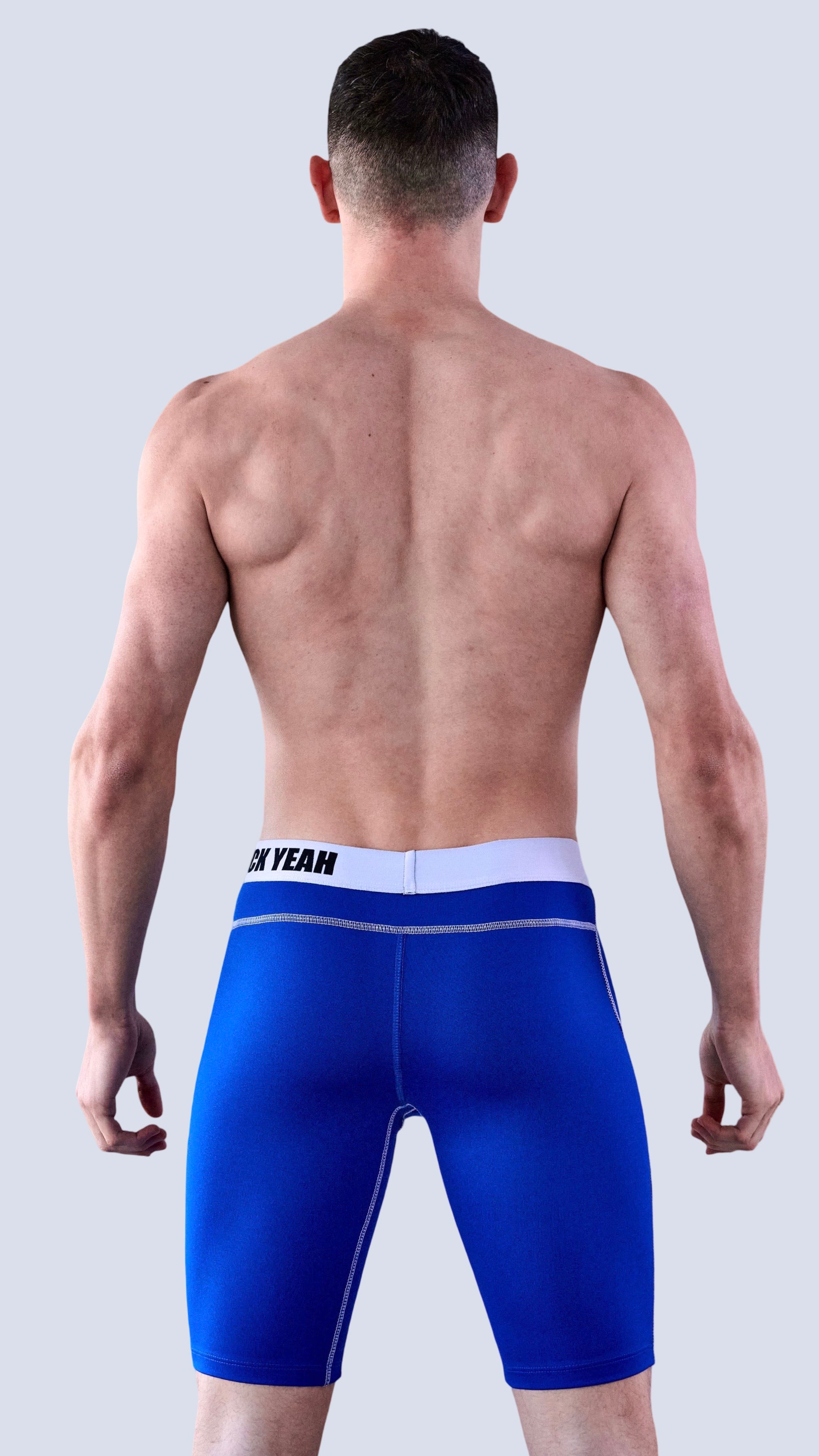 DEEP BLUE BIKER SHORT