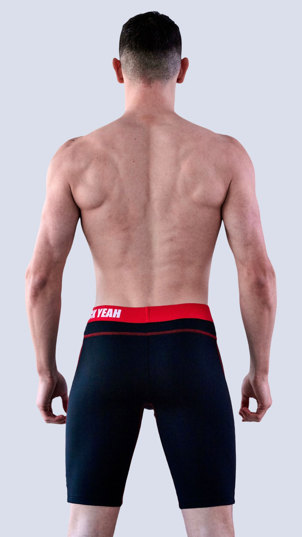 BLACK BIKER SHORT