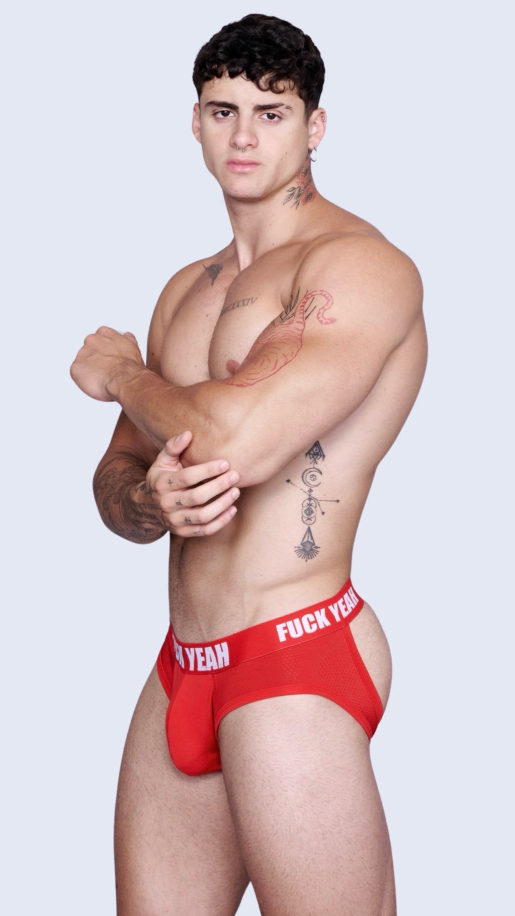 RED BUBBLE BUTT JOCKSTRAP