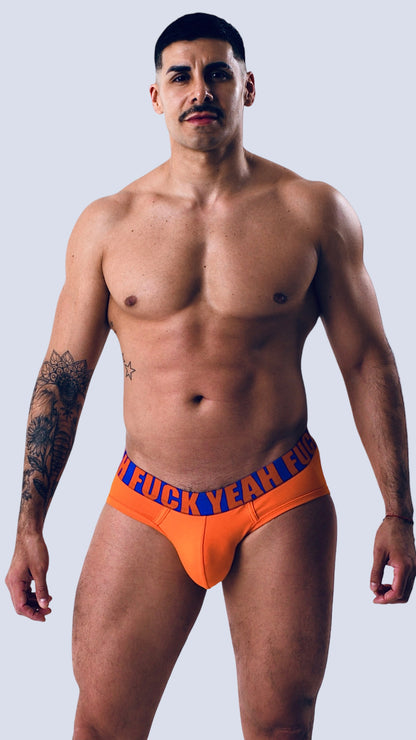 ORANGE RUSH PUSH UP BRIEF