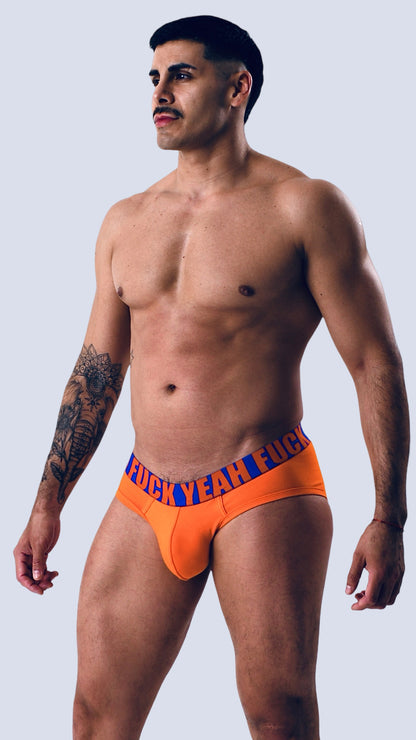 ORANGE RUSH PUSH UP BRIEF