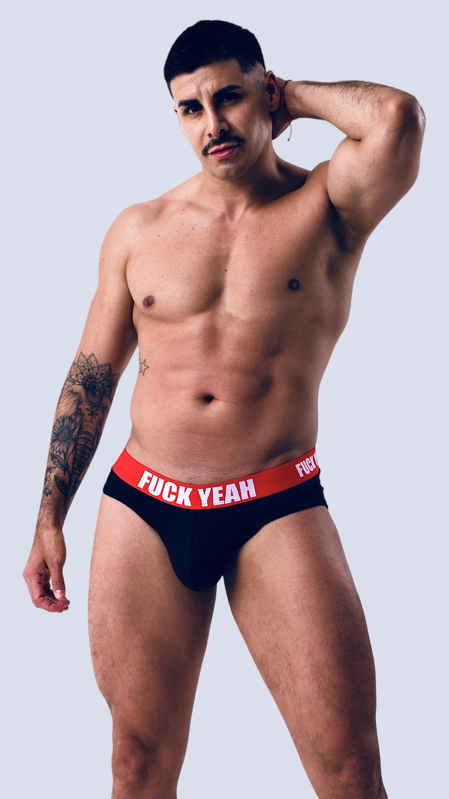 BLACK HEAT PUSH UP BRIEF