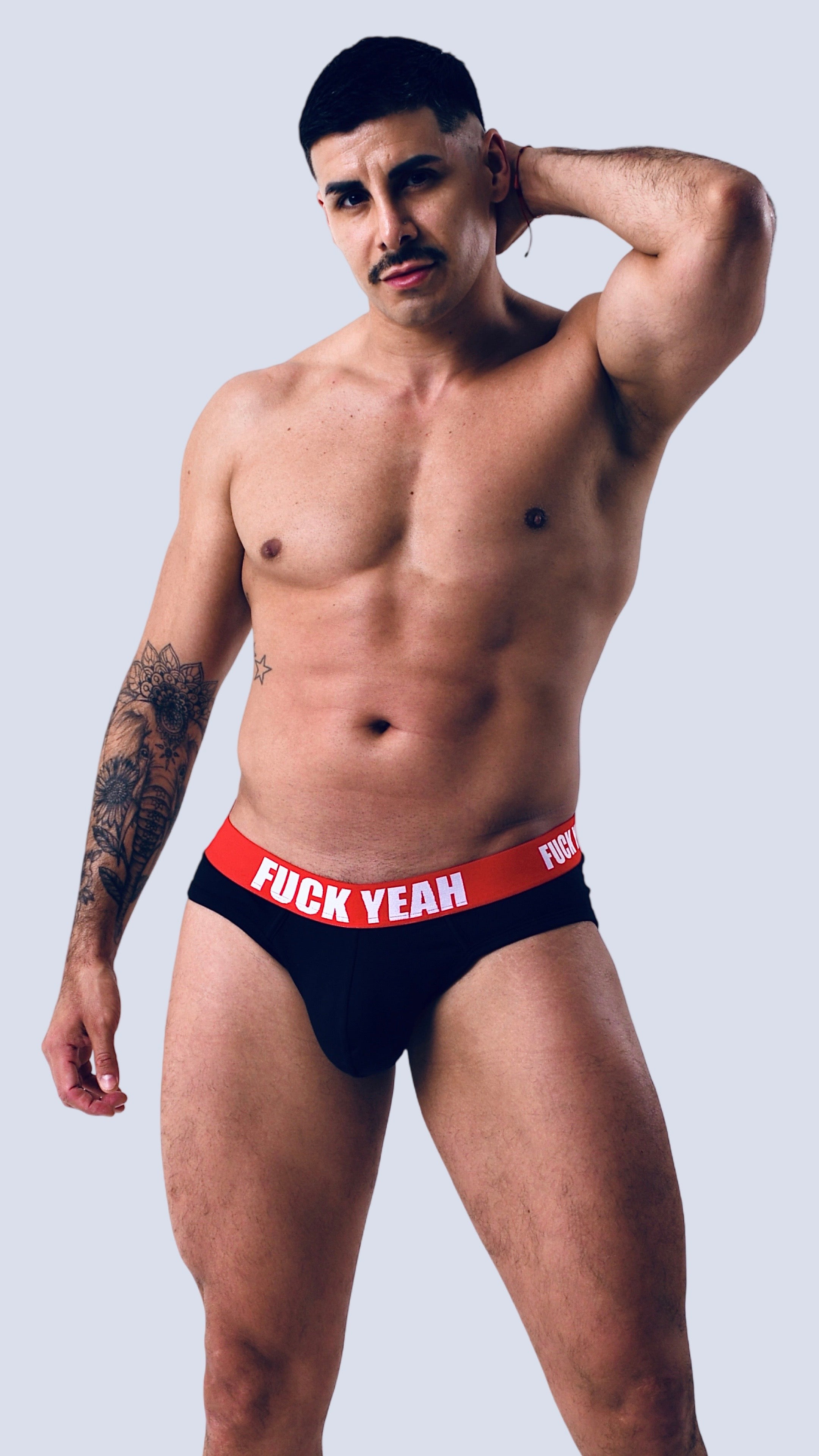 BLACK HEAT PUSH UP BRIEF
