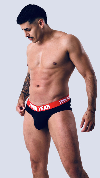 BLACK HEAT PUSH UP BRIEF