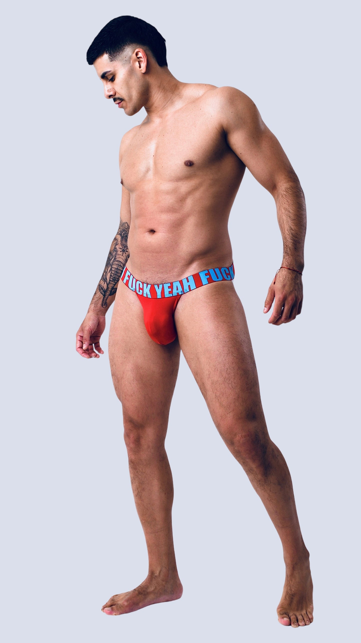 RED HOT MICROFIBER JOCKSTRAP