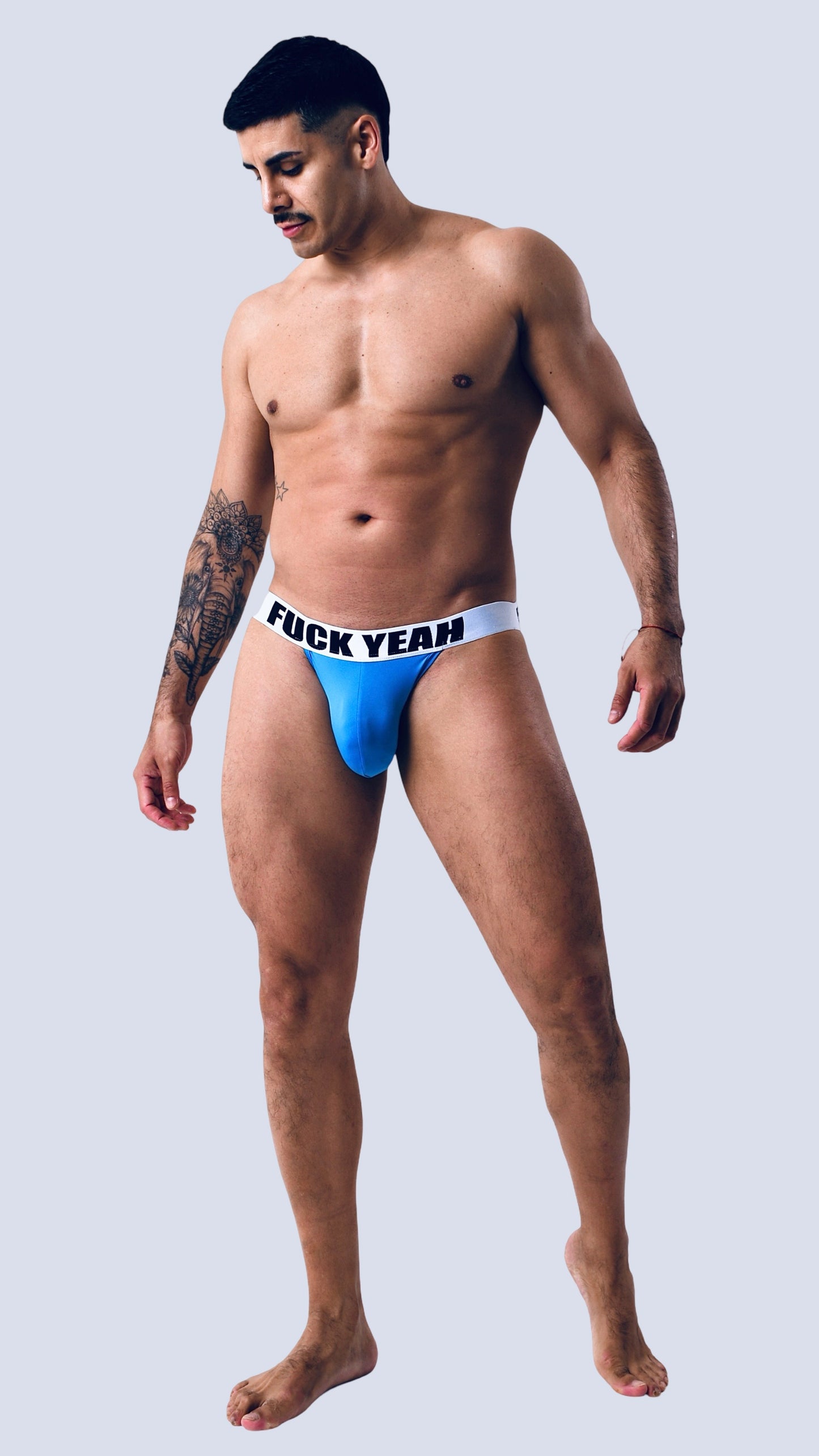 SKY BLUE MICROFIBER JOCKSTRAP