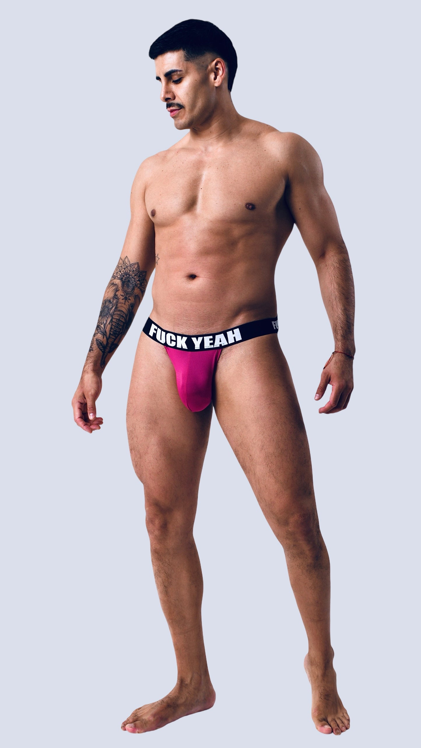 DARK CHERRY MICROFIBER JOCKSTRAP