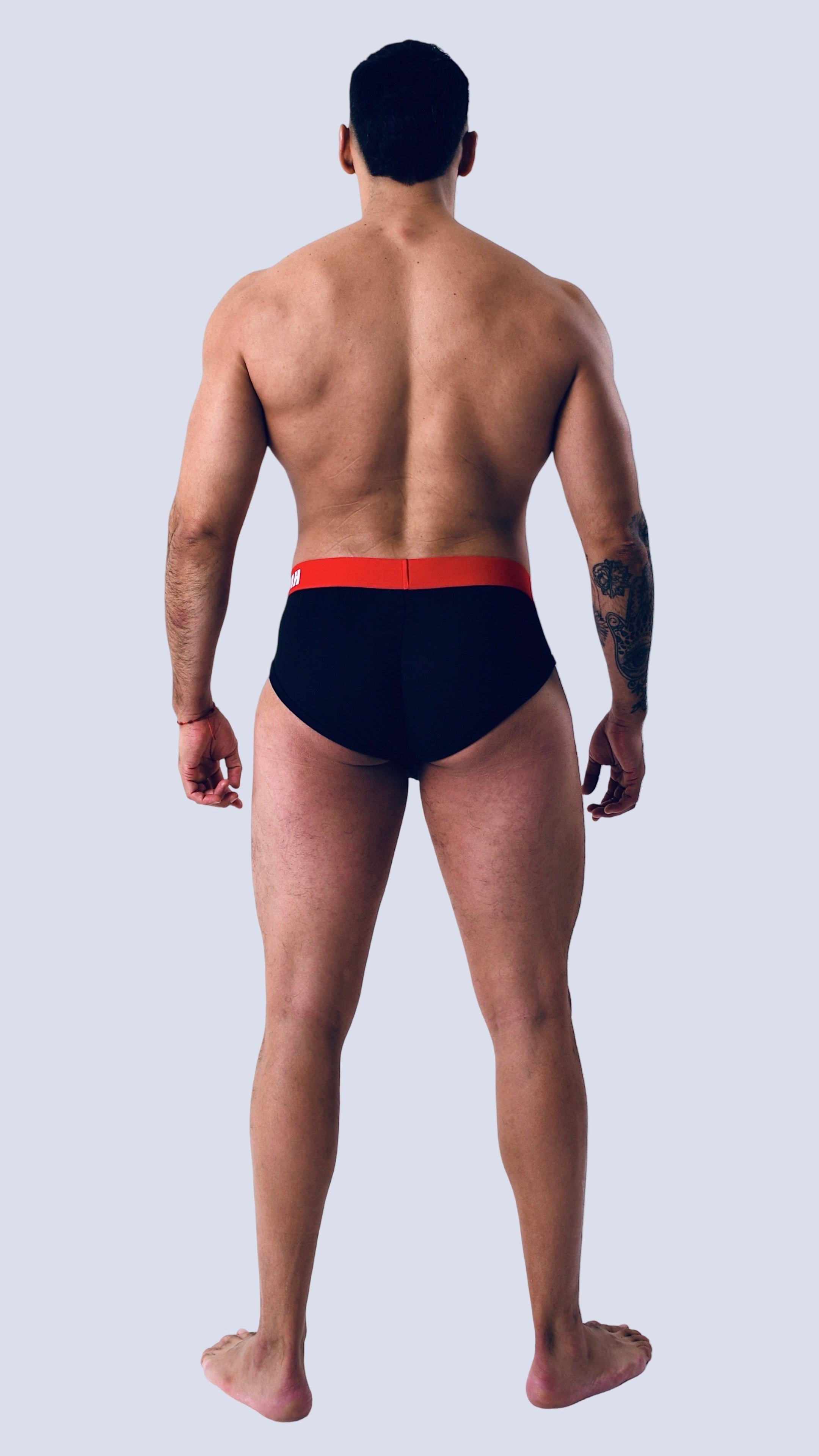 BLACK HEAT PUSH UP BRIEF
