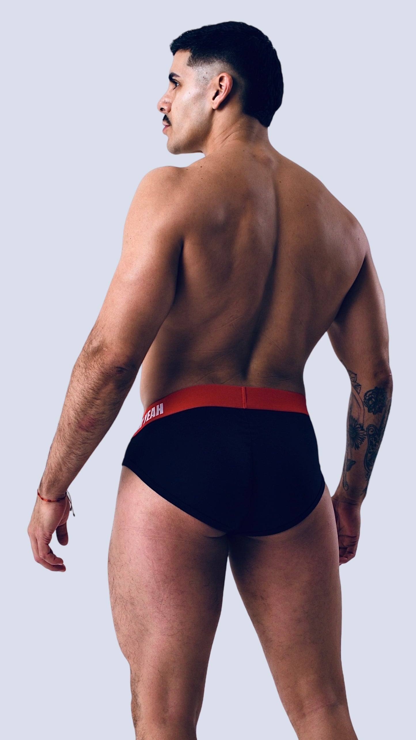 BLACK HEAT PUSH UP BRIEF