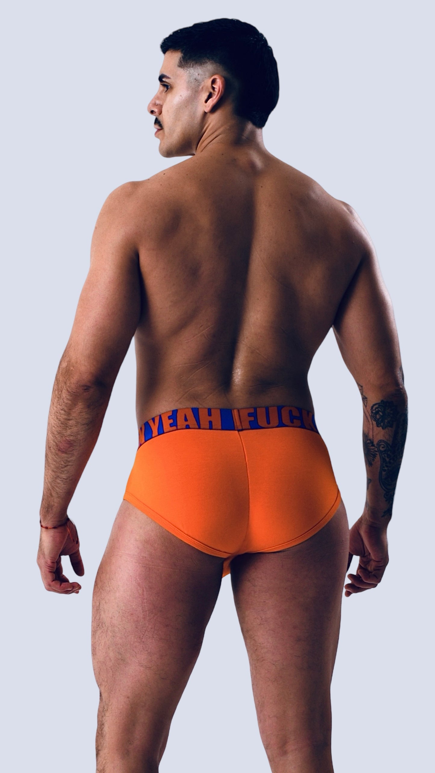 ORANGE RUSH PUSH UP BRIEF