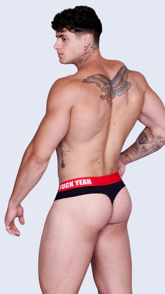 X WAISTBAND THONG