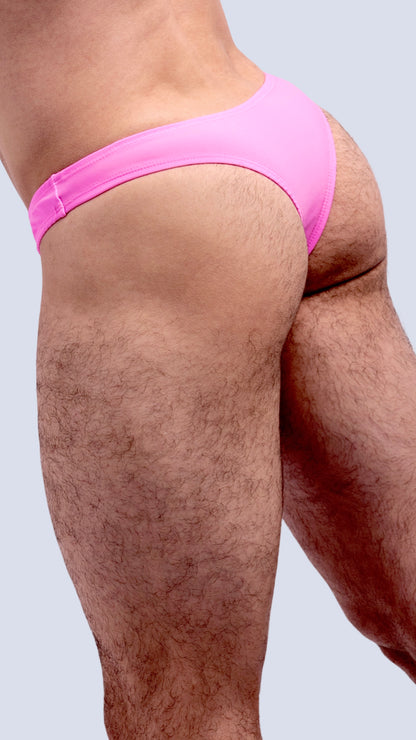 BUBBLE GUM PINK SWIM THONG