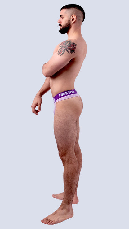 LAVENDER WAISTBAND THONG